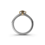 Gold Crown Diamond Ring